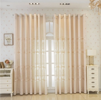 BYSURE Gardine, Ösen (2 St), Lichtschutz, Thermovorhang Sonnenschutz