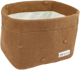 Meyco Mini Knots Kommodenkörbchen Medium Toffee Br