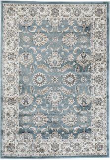 Mazovia Orientteppich Oriente Teppich - Traditioneller Teppich Orient Blau, 60 x 100 cm, Geeignet für Fußbodenheizung, Pflegeleicht, Wohnzimmerteppich