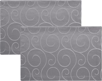 Erwin Müller Platzset Tischset 2er-Pack, Damast Uni