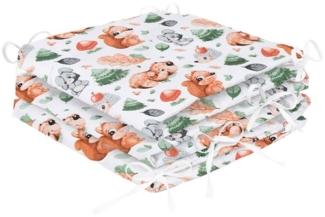 Amilian Bettnestchen - Bettumrandung 180x30 cm für Kinderbett 120x60 geeignet (Kopfschutz), (Nestchen, Kantenschutz), Umrandungen