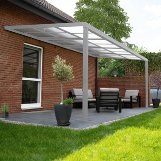 HOME DELUXE Terrassenüberdachung SOLIS DELUXE - 290 x 295 x cm Weiß