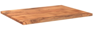 vidaXL Tischplatte 90x50x3,8 cm Rechteckig Massivholz Akazie 370983
