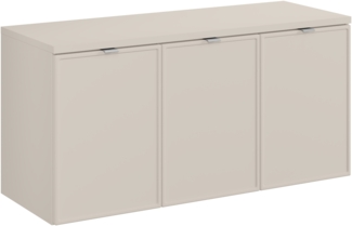 Badmöbel-Set 120 cm mit Tischplatte (46x120cm), Kaschmir matt
