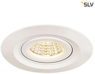 SLV No. 1000833 KINI LED Outdoor Deckeneinbauleuchte weiss 3000K 60° IP65