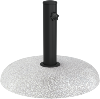vidaXL Parasolständer für 37/42/52/58mm Pfosten Hellgrauer Beton 20 kg 42007323