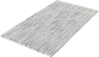 Kleine Wolke Badematte Sway, Höhe 10 mm, rutschhemmend beschichtet, fußbodenheizungsgeeignet, Baumwolle, quadratisch, Badteppich, Uni Farben mit Melange Effekt