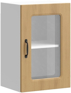 vidaXL Küchen-Hängeschrank mit Glastür Kalmar Artisan-Eiche Holzwerkstoff 853536