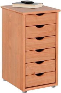 INOSIGN Kommode Gava, aus massivem Kiefernholz, mit Stauraummöglichkeiten, Breite 39 cm