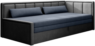 Eltap Fulgeo Sofa (Poco 40, Poco 4) Seite rechte, Dunkelblau, 82 x 77 x 214 cm