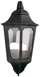 Außenleuchte, Wandlampe, Laterne, ALU-Druckguss Glas, H 42 cm