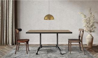Pendelleuchte Larino G&S 1-flammig Stahl Blattgold Ø40cm