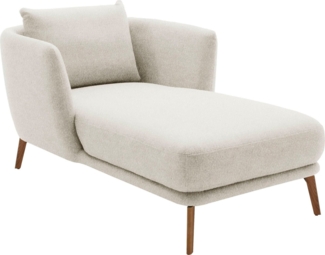 SCHÖNER WOHNEN-Kollektion Chaiselongue Pearl - 5 Jahre Hersteller-Garantie, auch in Bouclé. Füße Massivholz, Loveseat und Loungesessel, Maße (B/H/T): 101/71/161 cm