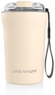 LARS NYSØM Thermobecher Rørelse, 1-tlg, Thermobecher m. Isolierung & Trageschlaufe: 4h heiß/8h kühl