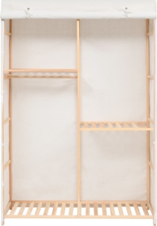 vidaXL Kleiderschrank mit 3 Ebenen 110 x 40 x 170 cm 247108