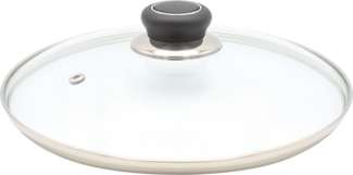 Universaldeckel 28 cm mit Kunststoffknopf / Glasdeckel / Universal - Deckel / Pfannendeckel / Topfdeckel