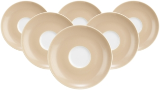 Seltmann Weiden Liberty Pure Colors Espressountertasse ø 12 cm 6er Set - Dusty Beige