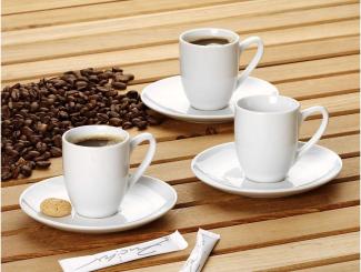 Kaffeegeschirr Bianco - 3er Espressotassen-Set