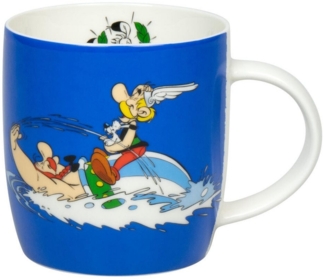 KÖNITZ Becher Asterix Schwimmen - Nager - 400 ml / Asterix & Obelix Motivtasse