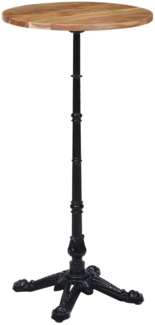vidaXL Bistrotisch-Gestell Schwarz 52x52x108 cm Gusseisen 325434