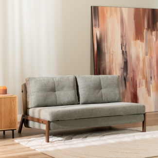 Bronx71 Schlafsofa 2-Sitzer Mikko recycelter Stoff grün