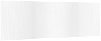 vidaXL Paravent Weiß 165x600 cm Bambus 377010
