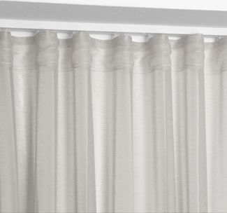 Beautex Gardine Transparente Gardine Dolly, wählbar mit Kräusel- und Ösen- Aufhängung (2 St), Kräuselband, transparent