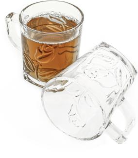 Almina 6er Set Teegläser Wassergläser-Set aus Glas transparent