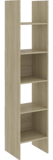 vidaXL Bücherregal Sonoma-Eiche 40x35x180 cm Holzwerkstoff 803401