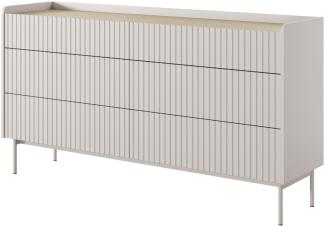 Selsey Liwelo - Kommode mit 6 Schubladen, Greige, 153 cm