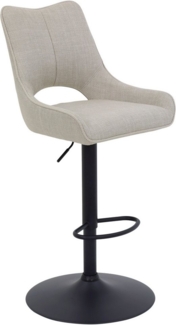 HELA Barhocker ROCKPORT (Set), drehbar,höhenverstellbar,Gasdruckfeder,Rückenausschnitt,Tellerfuß