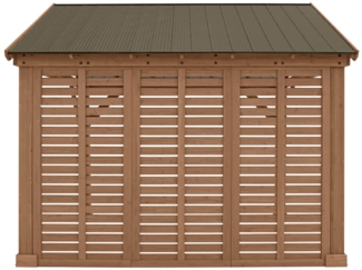 Westmann Seitenwand für Holz Pavillon Yukon 14x12 braun