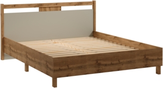 AX LIVING Boxspringbett Bonio III – 180 cm Breite, Schlafkomfort Grau
