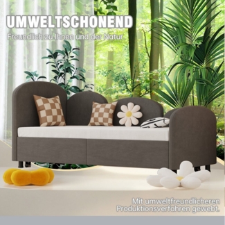 KLAM HOME Schlafsofa modernes Twin Size Daybed mit Storage Drawers Velvet gepolstert Daybed, für Wohnzimmer, Kinderzimmer, Schlafzimmer, Schlafzimmer Wohnzimmer Modern Sofa Bed Daybed Frame