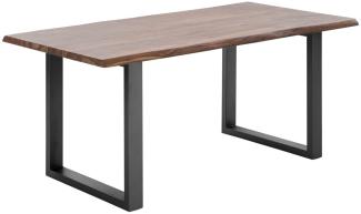 Esstisch Bullwer Palisander schwarz 200x100 cm