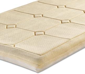 Bestschlaf Visko-Mineralschaum Klima-Wendeauflage »PLUS«, 8cm dick 120x200 cm, Champagner