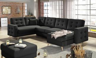 Wohnideebilder Asgard U Schwarz Ecksofas & Eckcouches AsdU_05