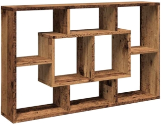 vidaXL Wandregal Altholz 85x16x52,5 cm Holzwerkstoff 857013