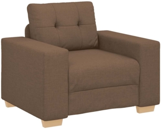 vidaXL Sofa-Sessel Braun 60 cm Stoff 4105062