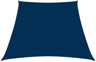 vidaXL Sonnensegel Oxford-Gewebe Trapezförmig 3/5x4 m Blau 135573