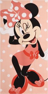 Disney Minnie Mouse Polyester Strandtuch für Kinder 70 × 140 cm 250 gsm