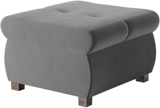 Polsterhocker Orkan Klein (Farbe: Magic Velvet 2217)