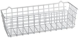 Gravidus Allzweckkorb Allzweckkorb Regal Abtropfgitter Aufbewahrungskorb Silber