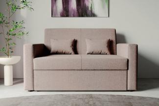 INOSIGN Schlafsofa Ravena, Breite 146 cm, mit Bettfunktion, kompaktes 2-Sitzer Sofa, Webstoff, Cord