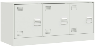 vidaXL TV-Schrank Weiß 99x39x44 cm Stahl 841648
