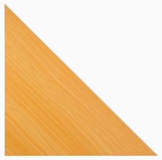 Eckplatte Callcenter 80x80cm Buche