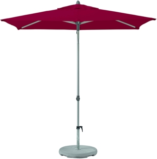 Suncomfort by Glatz Sonnenschirm Push-Up, aurora red, 210x150 cm rechteckig, Gestell Aluminium, Bespannung Polyester, 4.2 kg