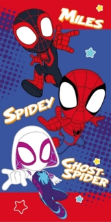 MARVEL Badetuch weiches Duschtuch Spidey und seine Superfreunde Größe: 70 x 140 cm, 100% Baumwolle (1-St), 100% Baumwolle