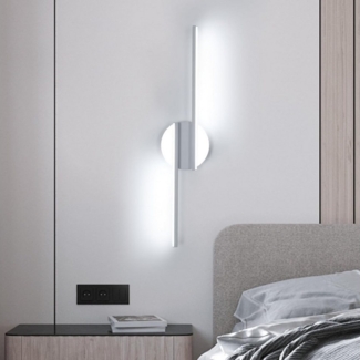 Goeco Wandleuchte LED Innenleuchte, LED-Wandleuchte, 55×12 cm, 22W, kaltweiß, 6500K Ra=80 für Wohnzimmer & Flure Europa