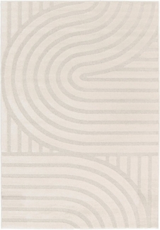 OTTO home Teppich Rubi, Supersoft, 3D- Design, weiche Haptik, rechteckig, Höhe: 9 mm, softer Kurzflor, pflegeleicht, Wohnzimmer, Esszimmer, Schlafzimmer